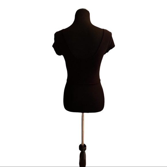 Bozzolo Black Studden Crop Top Size Medium - Picture 5 of 11